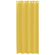 Пердета от воал с втулки, 2 бр, жълто