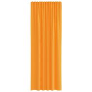 Пердета от воал с примки, 2 бр, оранжево, 140x260 см