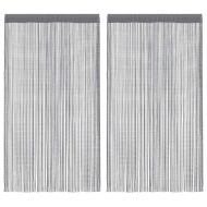 Завеси тип „канап“, 2 бр., антрацит, 140x250 см