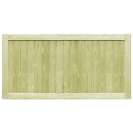 Градински порти, 2 бр, импрегниран бор, 300x75 см