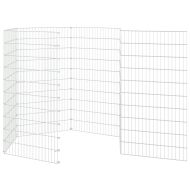 Ограждение за свободно отглеждане на животни 6-панела 54x100 см