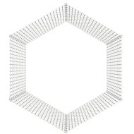 Ограждение за свободно отглеждане на животни 6-панела 54x100 см