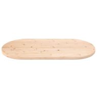 Плот за маса 100x50x2,5 см, масивна дървесина, бор, овален