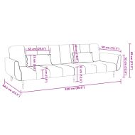 2-местно разтегателно канапе с две възглавници, розово, кадифе