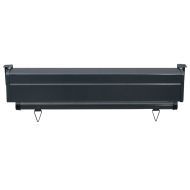 Вертикална тента за балкон, 85x250 см, сива