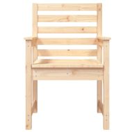 Градински столове 2 бр меденокафяви 60x48x91 см бор масив