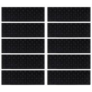 Постелки за стъпала 10 бр 25x75 см гума