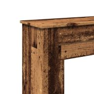 Облицовка за камина, старо дърво, 90x30x90 см, инженерно дърво