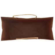 Хартиени торбички 50 бр с дръжки кафяви 26x12x35 см