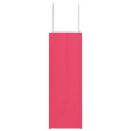 Хартиени торбички 250 бр с дръжки розови 21x11x31 см