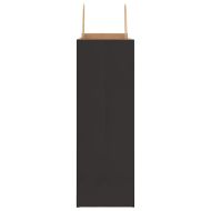 Хартиени торбички 250 бр с дръжки черни 45x17x48 см