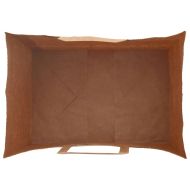 Хартиени торбички 250 бр с дръжки кафяви 32x22x24 см