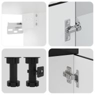 Комплект кухненски шкафове от 8 части Kalmar, инженерно дърво