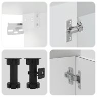 Комплект кухненски шкафове от 4 части Kalmar, инженерно дърво