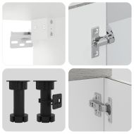 Комплект кухненски шкафове от 4 части Kalmar, инженерно дърво