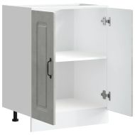 Шкаф за мивка, Kalmar, бетонно сив 60x46x81,5см инженерно дърво