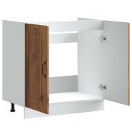 Шкаф за мивка, Kalmar, старо дърво 80x46x81,5см инженерно дърво