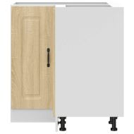 Кухненски ъглов шкаф, "Kalmar", дъб сонома, инженерно дърво