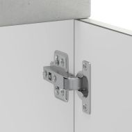 Кухненски шкаф, "Kalmar", бетонно сив, инженерно дърво