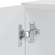 Шкафове за фурна 2 бр Porto, бял гланц, инженерно дърво