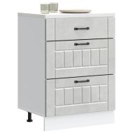 Кухненски шкаф Lucca, бетонно сив, инженерно дърво