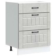 Кухненски шкаф Lucca, бетонно сив, инженерно дърво