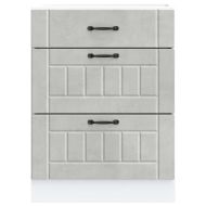 Кухненски шкаф Lucca, бетонно сив, инженерно дърво