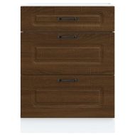 Кухненски шкаф, "Kalmar", кафяв дъб, инженерно дърво