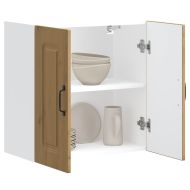 Кухненски стенен шкаф, Kalmar, дъб артизан, инженерно дърво