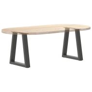 Крака за масичка за кафе, V-образна, 2 бр., антрацит, 38 x (42-43,3) см, стомана