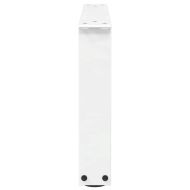 Крака за масичка за кафе, V-образни, 2 бр., бели, 50 x (30-31,3) см, стомана