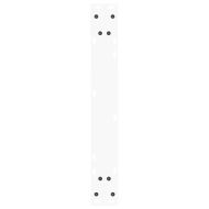 Крака за трапезна маса, V-образни, 3 бр., бели, 70x(72-73,3) см, стомана