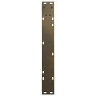 Крака за трапезна маса, V-образни, 3 бр., естествена стомана, 70 x (72-73,3) см, стомана