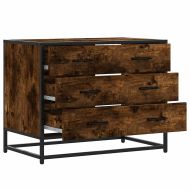 Шкаф с чекмеджета опушен дъб 70x41x56 cm Инженерна дървесина