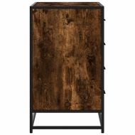 Шкаф с чекмеджета опушен дъб 70x41x70 cm Инженерна дървесина