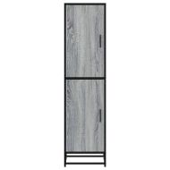 Висока дъска Grey Sonoma 35,5x35x139cm Обработено дърво и метал