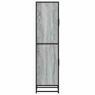 Висока дъска Grey Sonoma 35,5x35x139cm Обработено дърво и метал