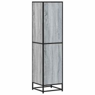 Висока дъска Grey Sonoma 35,5x35x139cm Обработено дърво и метал