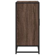 Бюфет Кафяв дъб 68x35x76 cm Изработена дървесина и метал