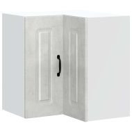 Кухненски стенен ъглов шкаф Kalmar бетонно сив, инженерно дърво