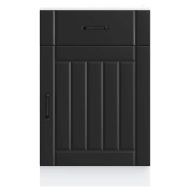 Кухненски шкаф Lucca Черно инженерно дърво