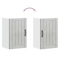 Кухненски стенен шкаф Lucca, бетонно сив, инженерно дърво