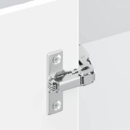 Кухненски ъглов шкаф Lucca, бял, инженерно дърво