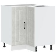 Кухненски ъглов шкаф Lucca, бетонно сив, инженерно дърво