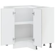 Кухненски ъглов шкаф Lucca, сив сонома, инженерно дърво