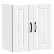 Кухненски стенен шкаф Lucca, бял, инженерно дърво