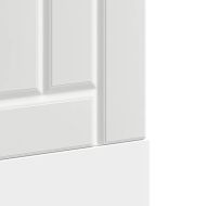 Панел за миялна машина, Lucca, бял, инженерно дърво