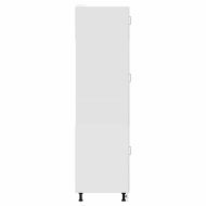 Кухненски шкаф Lucca, бял гланц, инженерно дърво