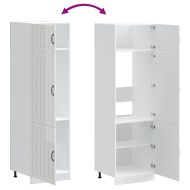 Кухненски шкаф Lucca, бял гланц, инженерно дърво