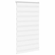 Зеброва щора бял 85x100 см Ширина на плата 80,9 см Полиестер